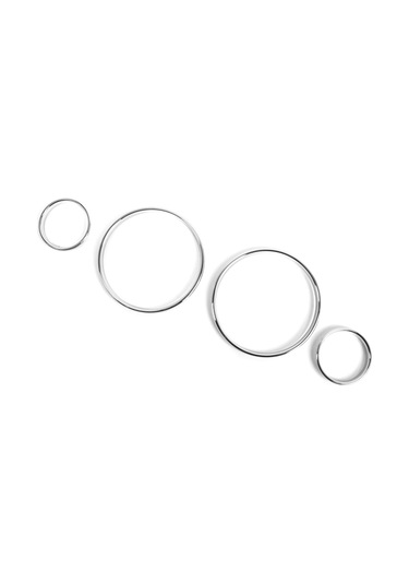 Jeemson Bmw E38 E39 E53 Araçları İçin电镀 Abs Gauge Çevre Seti - Gz.w196 Değiştirme Parçası Gümüş