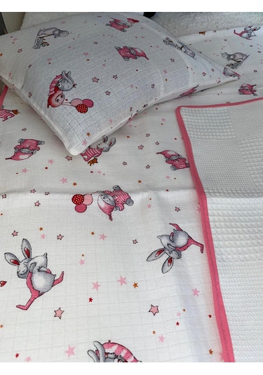 NVSisters %100 Organik Bebek Ve Çocuk Pike Takımı