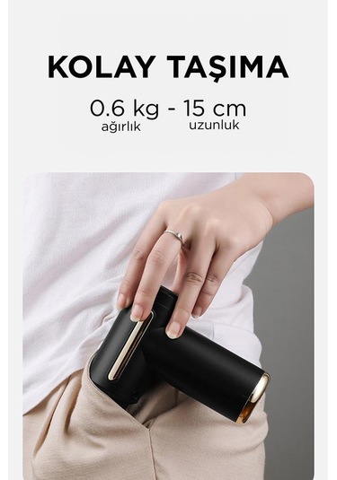 Torima Bx-720 Siyah Darbeli Titreşimli Şarjlı Sporcu Masaj Tabancası Masaj Aleti Kas Egzersiz Aleti Siyah