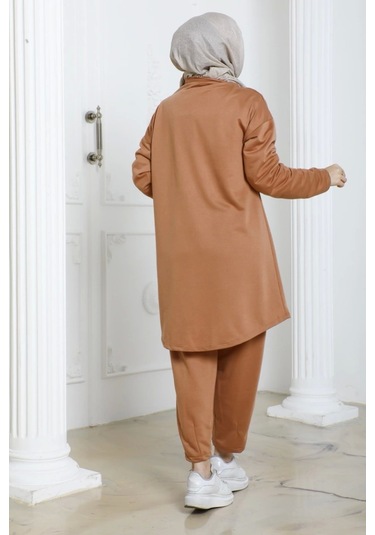 Tesettür 2li Takım - Camel Camel