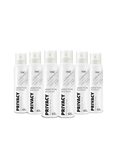 Privacy Woman Addiction Kadın Deodorant 6x150 ml