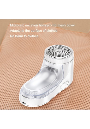 M22 Kazak Balya Giderici Şarjlı Tüy Yumağı Düzeltici Beyaz Beyaz