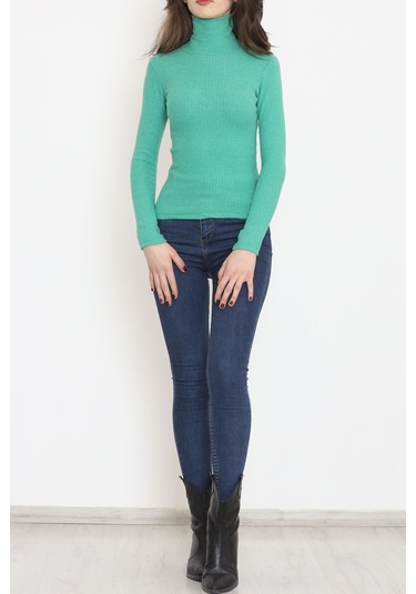 Mokashopin - Balıkçı Yaka Body Yeşil - 8338.1567. 001