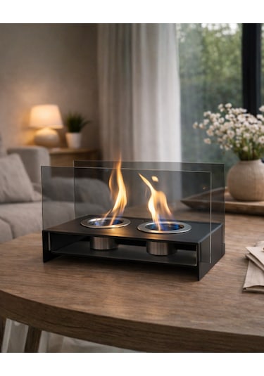 Westonya Westart02 Dual Flame Masaüstü Bioethanol Şömine