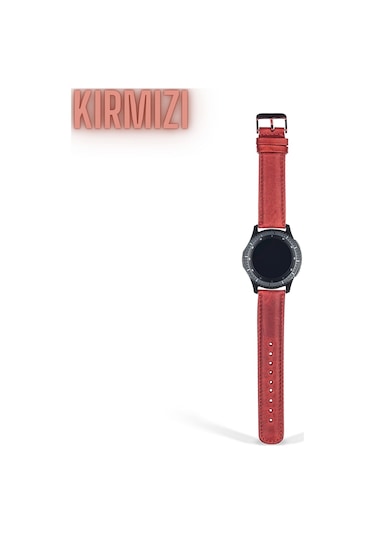 Vagave Samsung Uyumlu Active / Watch / Gear 20 Mm / 22 Mm Deri Kordon (482085373)