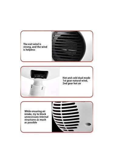 Jialan Oto Kaloriferi 12v Hızlı İsıtma Araba Fanı Buğu Çözücü