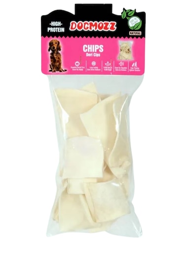 Dogmozz Premium Deri Cips Beyaz Köpek Kemiği 100 G