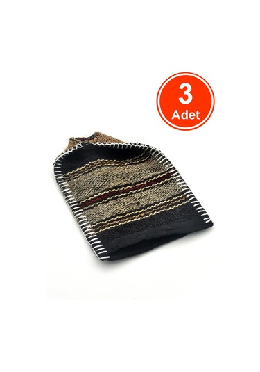 Keçi Kılı Banyo Hamam Kesesi 17x25 Cm. X 3 Adet