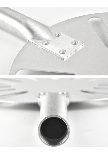Pizza Çevirme Spatulası, Pişirme Spatulası, Gümüş-siyah Gümüş - Siyah