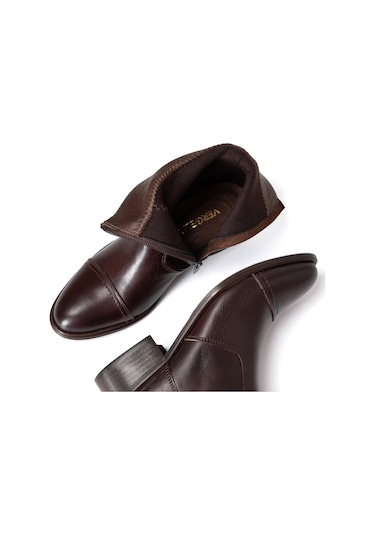 Marrone Brown Bot Kadın 25k12002 Vergelio Skin Boot Marrone Brown