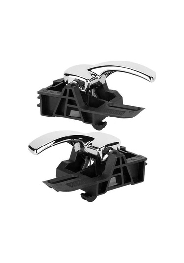 2 Adet Krom İç Kapı Kolu Sol Ve Sağ 80671 Jd00e 2004-2007 Nıssan Qashqaı İçin Uygundur