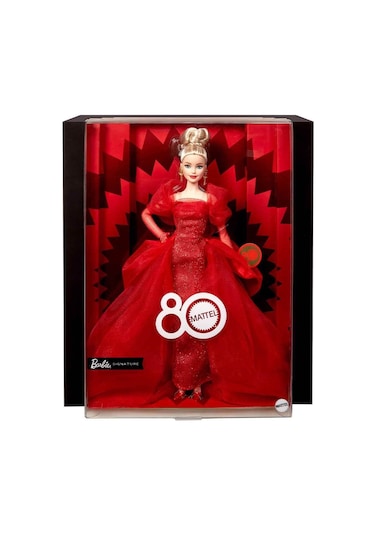 Jbj17 Mattel 80. Yıl Dönümü Koleksiyon Bebek - Sarışın Diğer