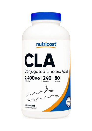 Nutricost Cla - Conjugated Linoleic Acid 2,400 Mg 240 Softgels