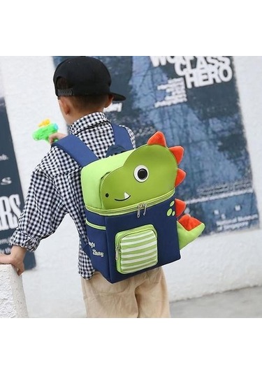Anaokulu Okul Çantası 2-7 Yaşında Çizgi Film Çocuk Sırt Çantası Ztq0zw Yeşil