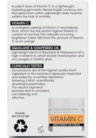 Advanced Clinicals Vitamin C Aydınlatıcı Yüz Kremi 59 ML