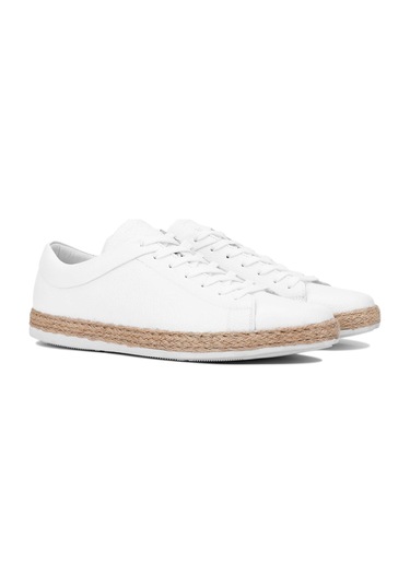 Tamer Tanca Erkek Hakiki Deri Beyaz Casual Ayakkabı 355 78370 Erk Ayk Y24 Beyaz Dr Beyaz