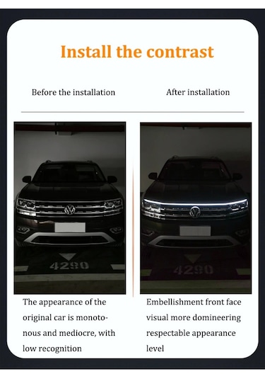 Volvo Xc60 Kaput Ledi, Gündüz Ledi, Silikon 150cm Beyaz Km