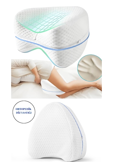 SimpleThePillow Bacak Arası Yastık Diz Yastığı Yan Uyuyanlar Için Destekleyici