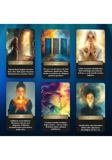 Evrenden Mesajlar Tarot Kehanet Destesi / 90 Açıklamalı Kart