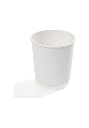 8 Oz Double Wall Karton Bardak Beyaz 500 Adet 500