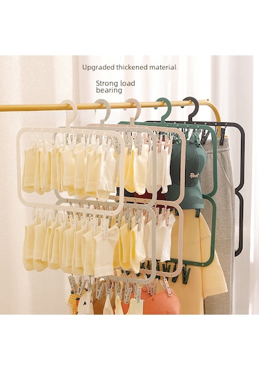 Kırmızı Fasulye Ezmesi Tozu 16 Klipsli Çorap Klipsi, Çok İşlevli Saklama Renkli