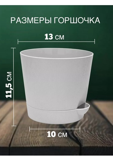 Interm Menekşeler, Sukulentler Ve Kaktüsler İçin Küçük Çiçek Saksısı 211028815