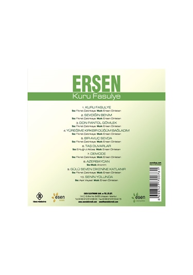 Ersen - Kuru Fasulye (CD)