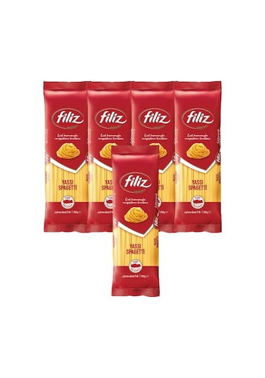 Filiz Yassı Spagetti Makarna 5 x 500 G