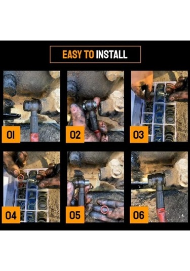 Pazly 245 Adet Kombinasyon Contası M6-m16 Sızdırmazlık Farklı Boyut