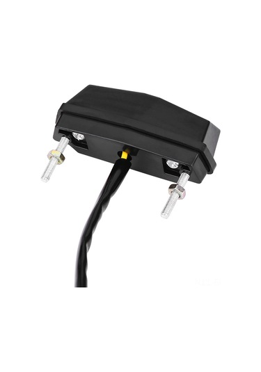 Xindoker Motosiklet İçin Siyah Mini Led Kombinasyon Arka Feneri - Plaka Işığı, Yürüyüş Işığı, Dayanıklı Plastik Kasa, Kolay Kurulum