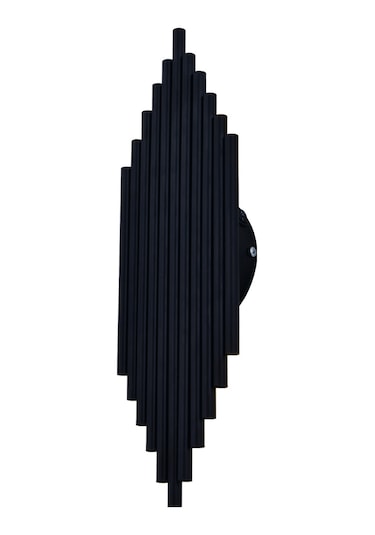 Modern Luxury Tak Çalıştır Aç Kapa Butonlu Pilli Aplik Siyah Duvar Aplik Siyah