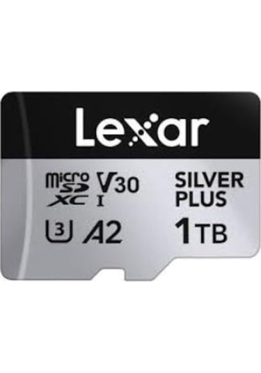 Lexar Silver Plus 1 TB 205 Mb 4k V30 Uhsı Micro Sd Hafıza Kartı