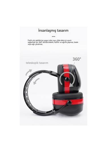 EM366 Profesyonel Gürültü Önleyici Endüstriyel Sessiz Gürültü Azaltıcı Kulaklıklar