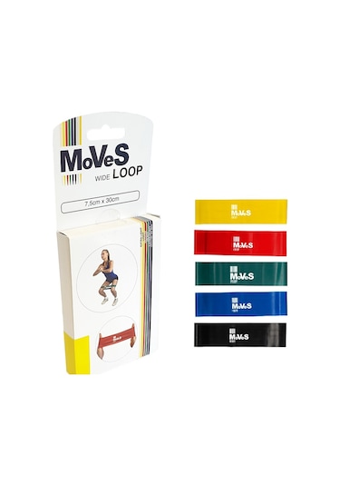 Moves Band Yeşil 7x6cm x 30.5 Cm Loop Egzersiz Pilates Bandı Yeşil