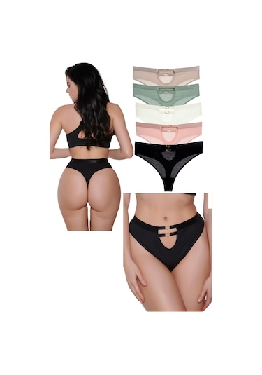 Vanilya Secret New Pamuk Tanga 5'li Paket Çok Renkli