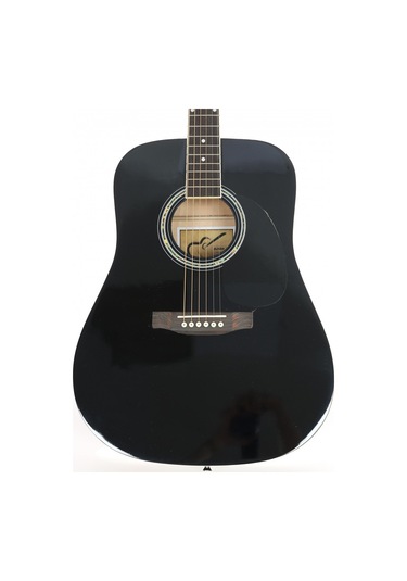 Almira F650n-bk Siyah Akustik Gitar Mat Siyah Sap Parlak Gövde