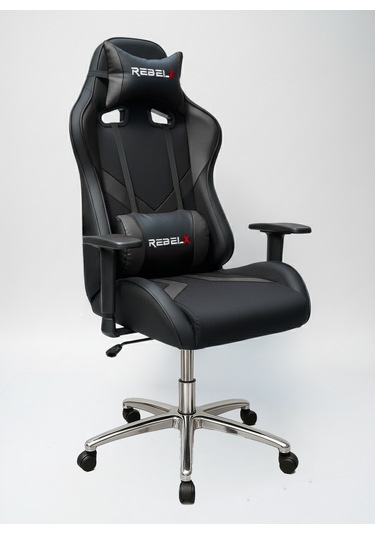 Oyuncu Koltuğu Basic Krom Ayak Siyah Renk Siyah
