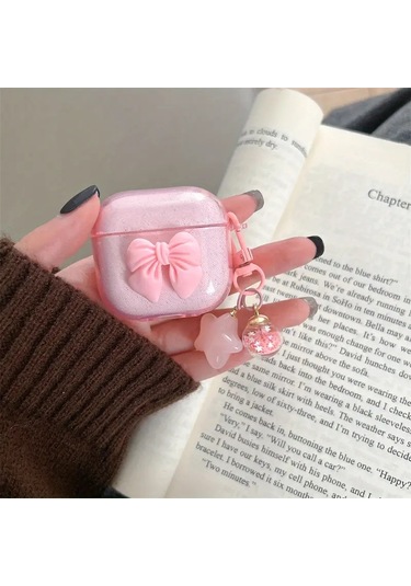 Airpods Pro 3. Nesil 2025 Uyumlu Tasarımlı Preminum Kılıf 1.kalite Son Çıkan Pembe