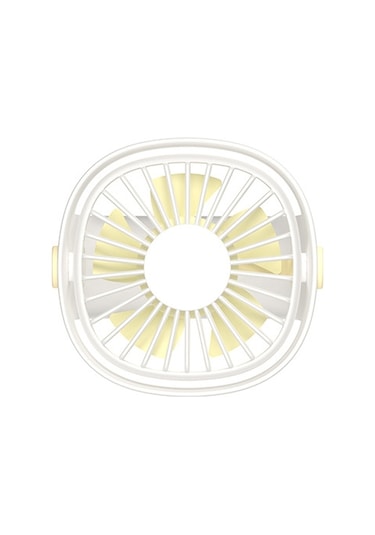 El Masaüstü Açık Öğrenci Sessiz Usb Mini Fan Beyaz
