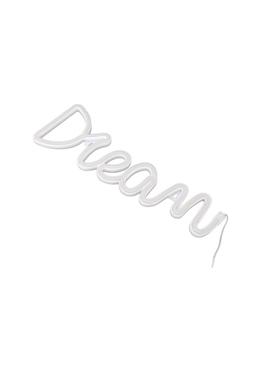 Led Neon Işık Rüyası Pil Usb İle Çalışan Neon Duvar Lambası Yatak Odası Oturma Odası Bar Partisi İçin Mavi