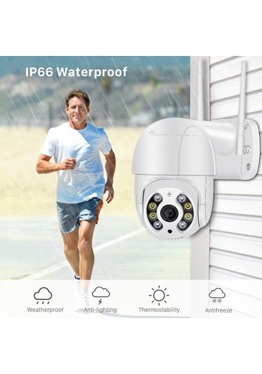 Yeni Sınır Ötesi Kablosuz Wifi Gözetim Kamerası Çift Işık Kaynağı Aı Akıllı Bulut Depolama Gözetim Kubbe Kamera 1080p Abd 2 Milyon 3,6 Mm 60 Metre