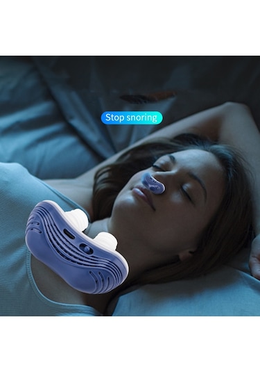 Sones Uyku Anti-horlama Elektrikli Anti-horlama Cihazı Mavi