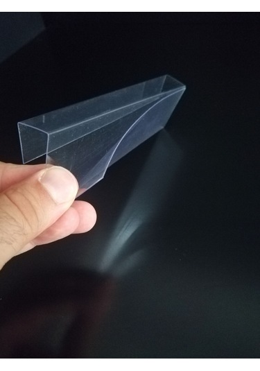 10 Adet Pvc Etiketlik Dik Geçme Ahşap Raf 20 x 4 CM İsimlik Kart Cebi