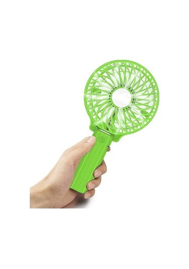 Yingfu 7 Bıçaklı Mini Elektrikli Soğutma Fanı, Yeşil Renkli, Uygun Hafif Kullanımlar İçin