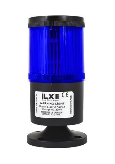 İlx İl-xdb-tk7-22m ,220vac 90db Döner Mavi Tepe Lamba