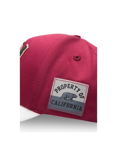 Ucla Dellwood Bordo Baseball Cap Nakışlı Unisex Şapka Bordo