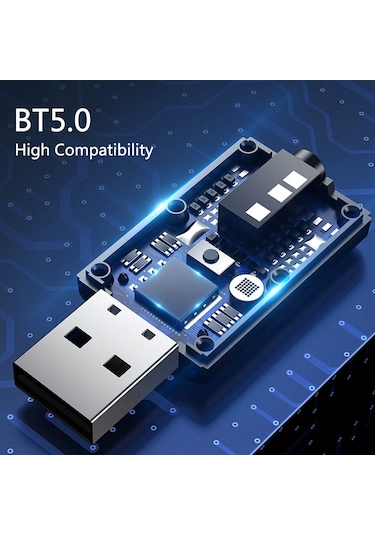 Bt Alıcı Ve Verici İki-bir Arada O Adaptörsüz Sürücü Tak Ve