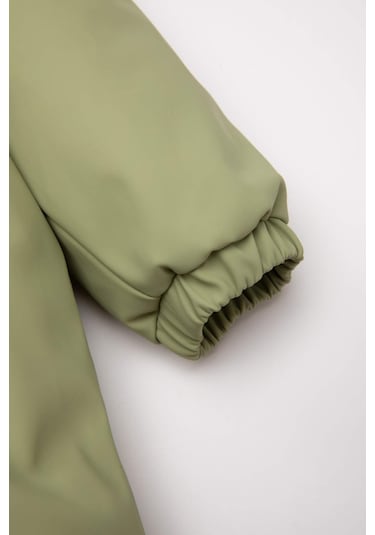 Defacto Erkek Bebek Su İtici Kapüşonlu Fermuarlı Tulum Mont C7762a525aukh271 Haki