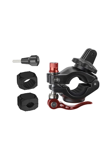 Sunnylıfe Zj758 Djı Action 4 / Gopro 12 Bisiklet Montajı 360 Derece Döndürme Gidon Kamera Tutucu