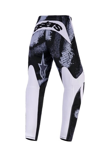 Alpinestars Youth Fluid Lahnd Genç Kros Motosiklet Pantolonu Siyah Beyaz Gri